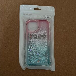 Glitter Sparkle Phone Case - Pink and Blue